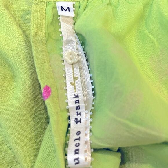 Uncle Frank floral cotton shift dress w/ embroidery - Picture 5 of 7